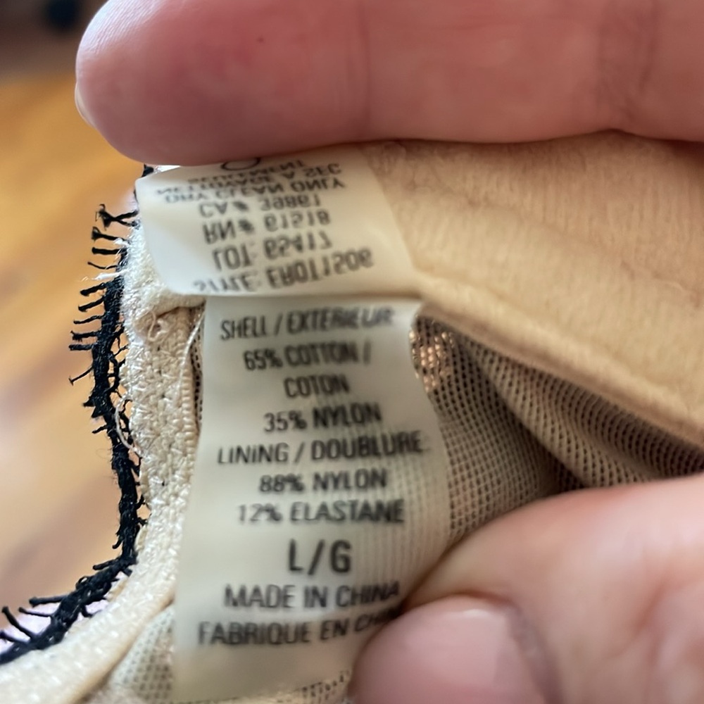 NWT Elie Tahari  Bustier Lace black/beige lining cotton nylon,elastine size L - Picture 17 of 17